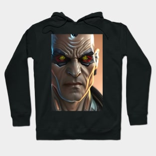 Humanoid android from other planet Hoodie